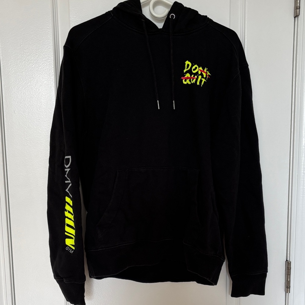 Black Graphic Hoodie